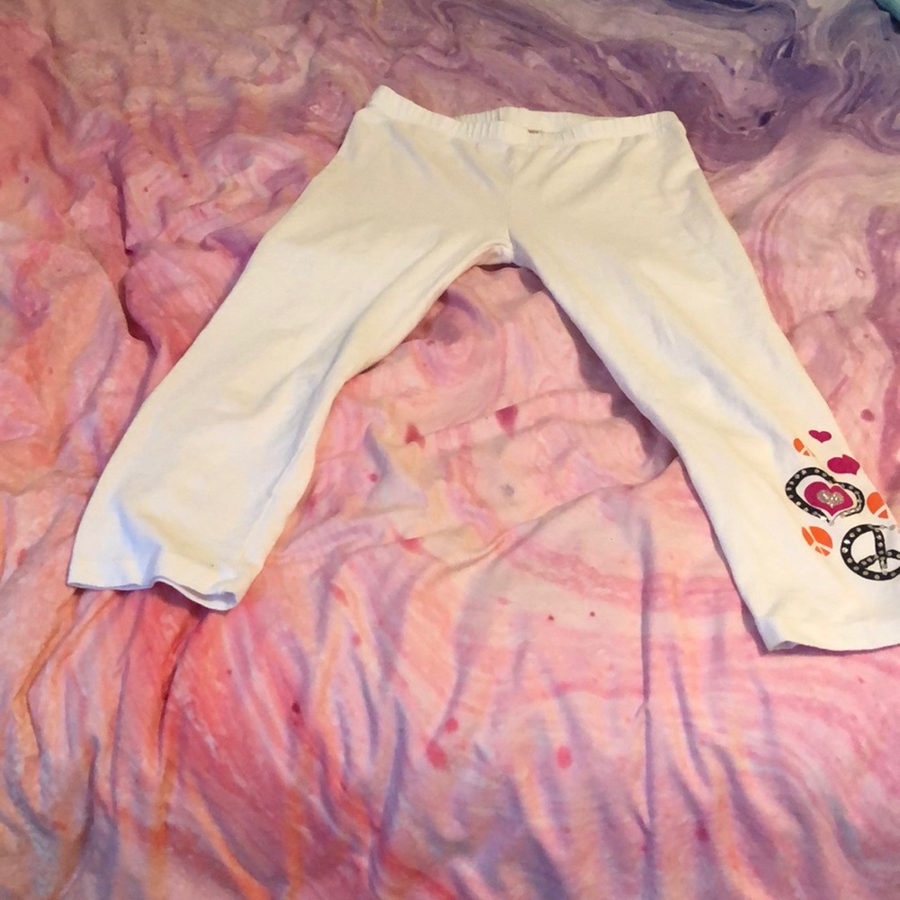 White leggings